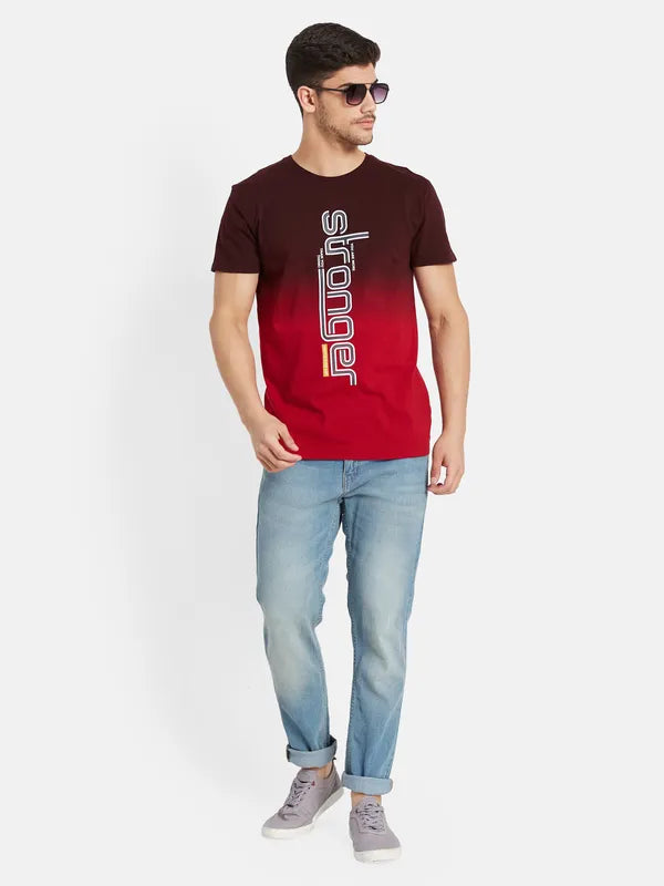 Ombre Printed T-Shirt