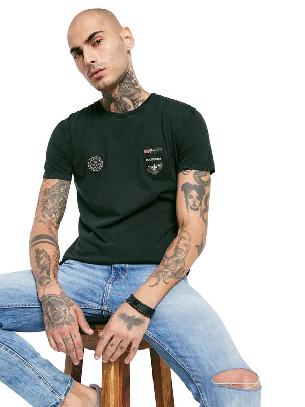 Octave Round Neck Cotton T-Shirt