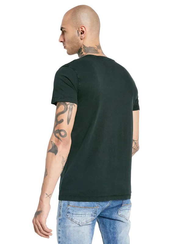 Octave Round Neck Cotton T-Shirt