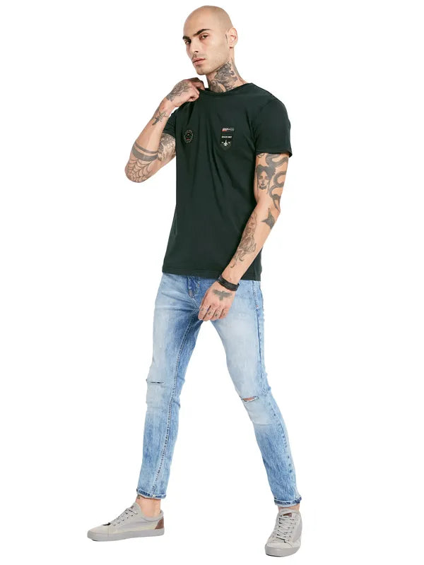 Octave Round Neck Cotton T-Shirt