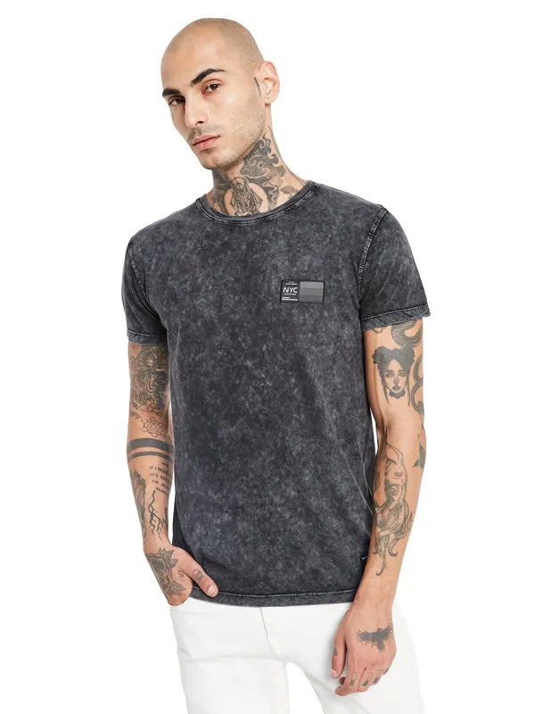 Octave Round Neck Cotton T-Shirt