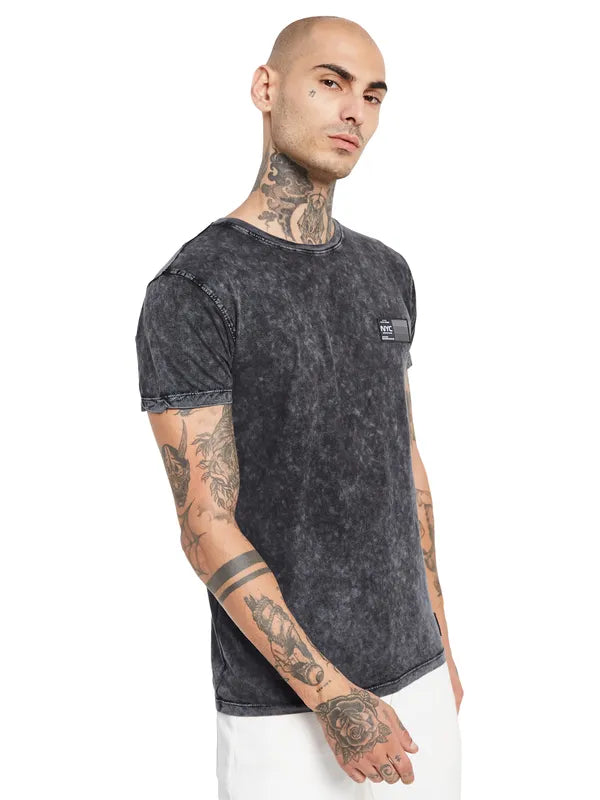 Octave Round Neck Cotton T-Shirt