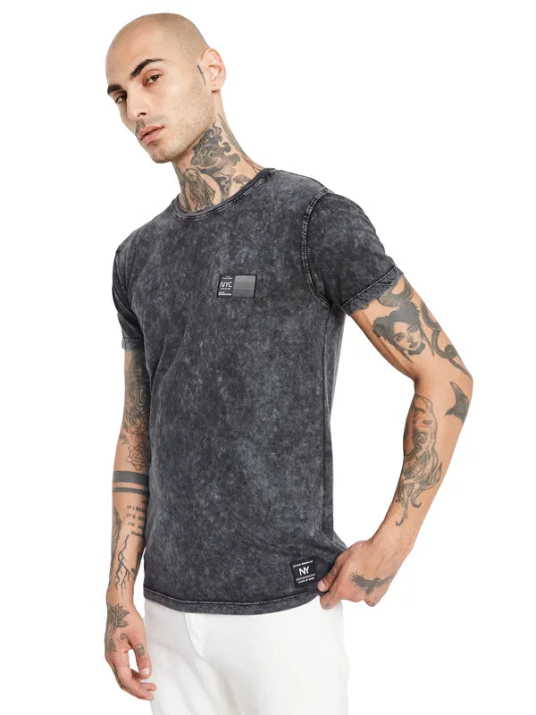 Octave Round Neck Cotton T-Shirt
