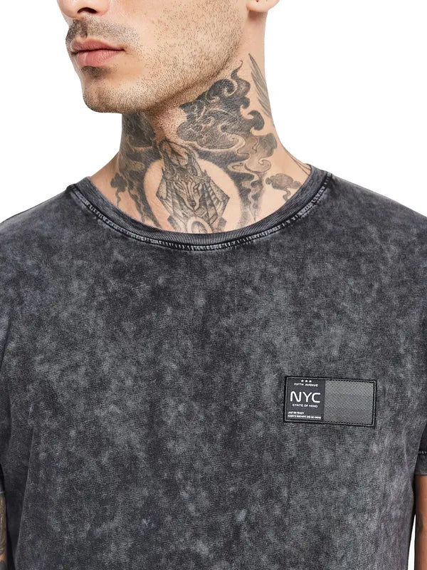 Octave Round Neck Cotton T-Shirt