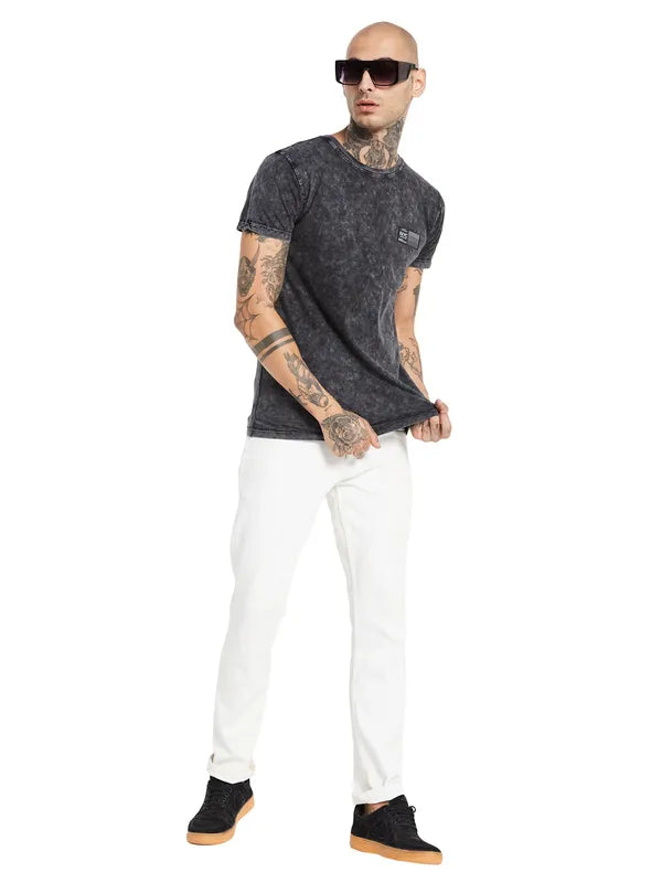 Octave Round Neck Cotton T-Shirt