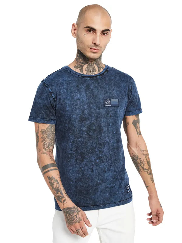 Octave Printed Pure Cotton T-Shirt