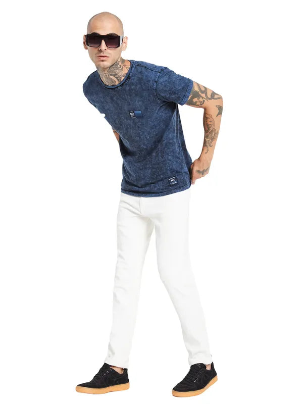 Octave Printed Pure Cotton T-Shirt