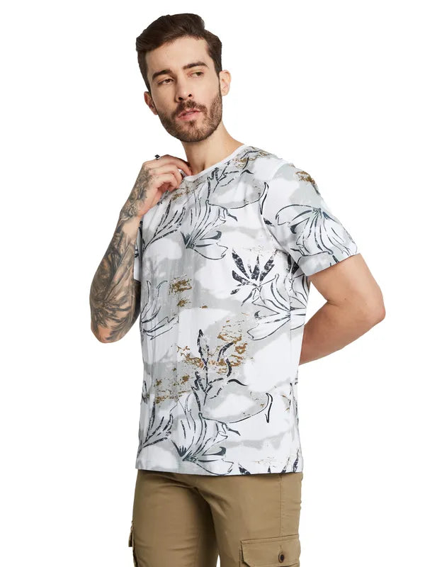 Octave Men Printed Applique T-Shirt