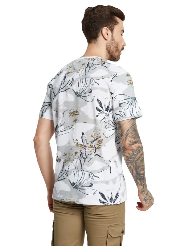 Octave Men Printed Applique T-Shirt