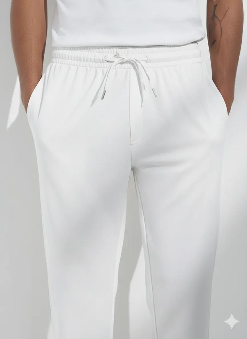 Men Solid Regular Fit Track Pants