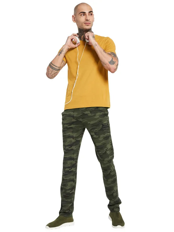 Octave Men Camouflage Printed Cotton Training Track Pants