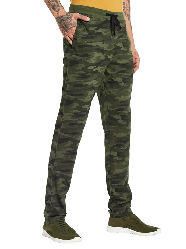 Octave Men Camouflage Printed Cotton Training Track Pants