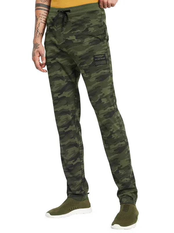Octave Men Camouflage Printed Cotton Training Track Pants