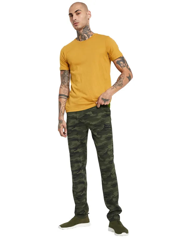 Octave Men Camouflage Printed Cotton Training Track Pants