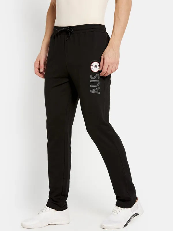 Men Black Trackpant