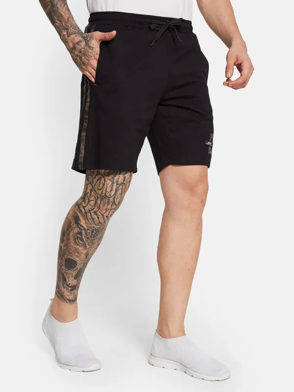 Octave Men Mid-Rise Cotton Sports Shorts
