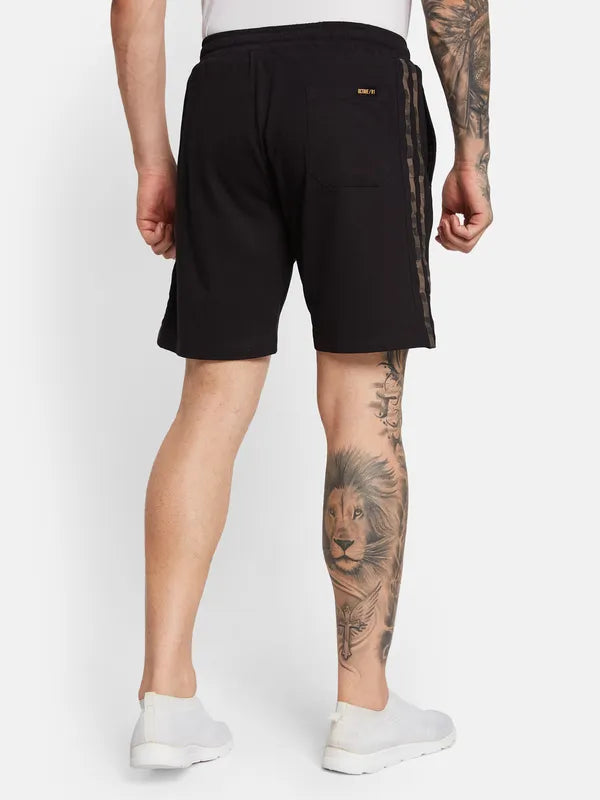 Octave Men Mid-Rise Cotton Sports Shorts