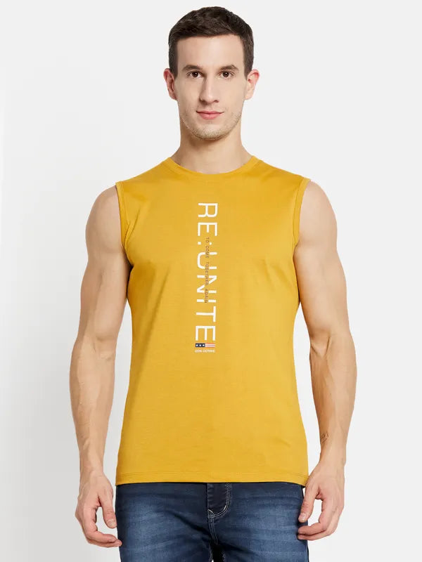 Men Dusty Mustard T-Shirt