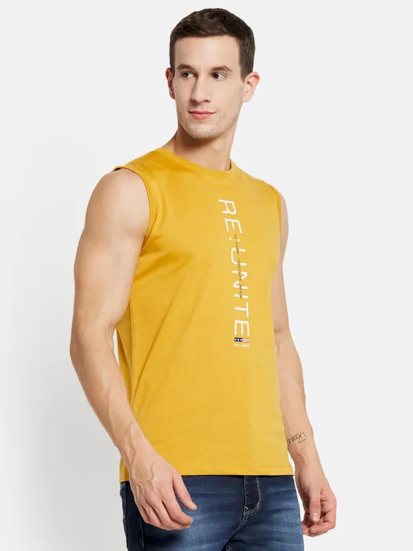 Men Dusty Mustard T-Shirt