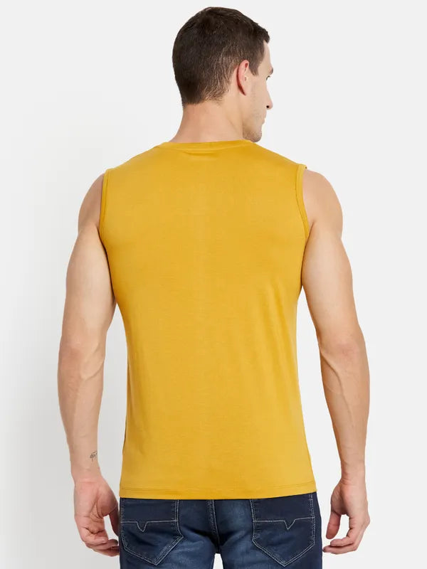 Men Dusty Mustard T-Shirt