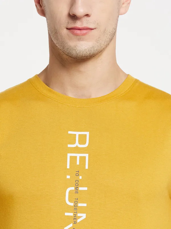 Men Dusty Mustard T-Shirt