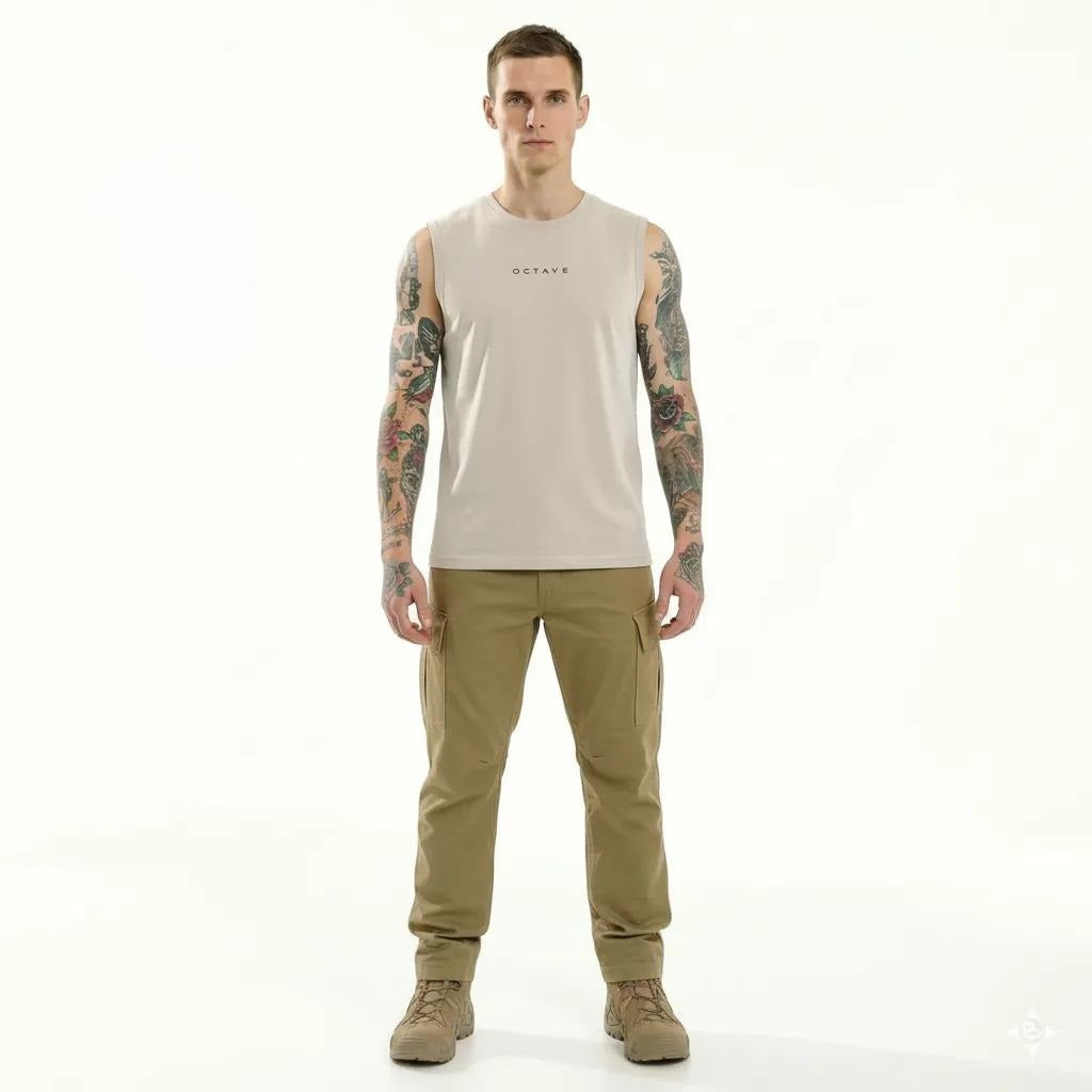Men Brand Logo Printed T-shirt