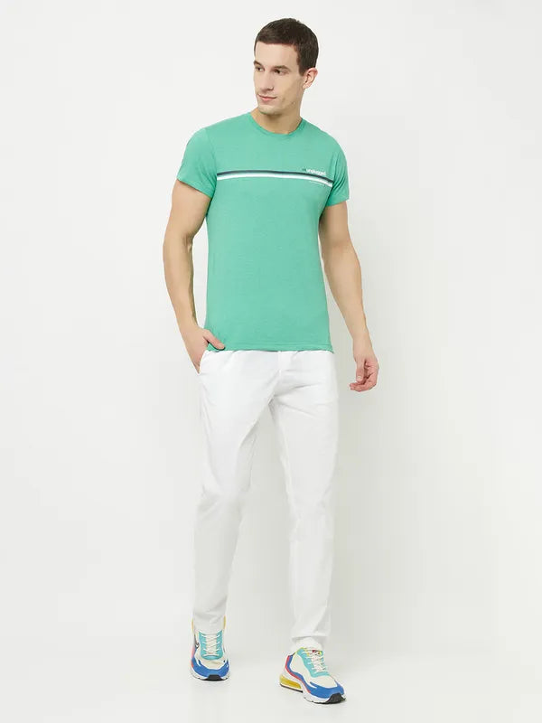 Octave Men Green T-Shirt