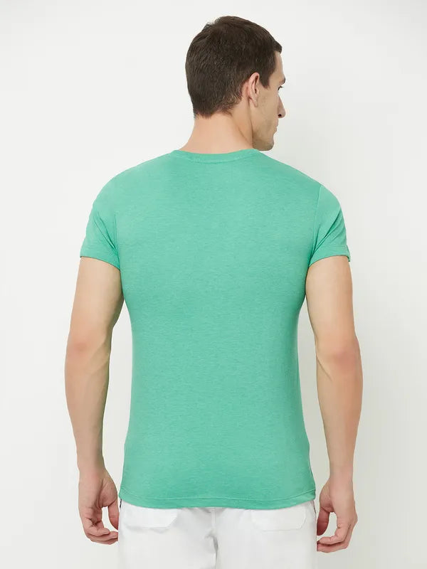 Octave Men Green T-Shirt