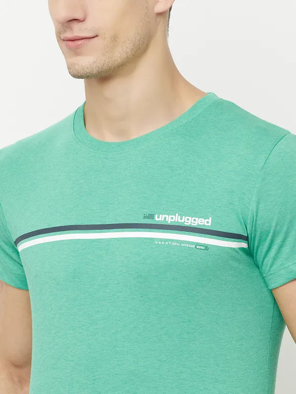 Octave Men Green T-Shirt