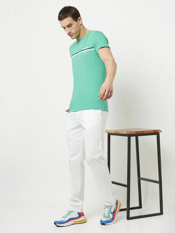 Octave Men Green T-Shirt