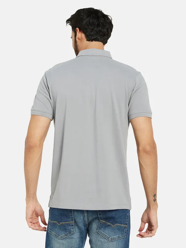 Octave Polo Collar Cotton T-Shirt