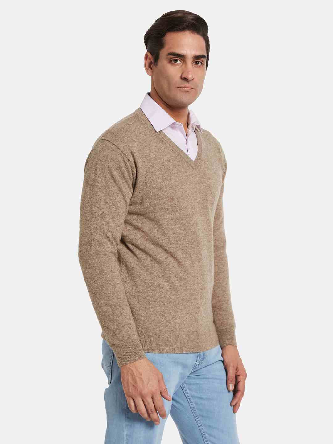 METTLE Men Woollen Pullover