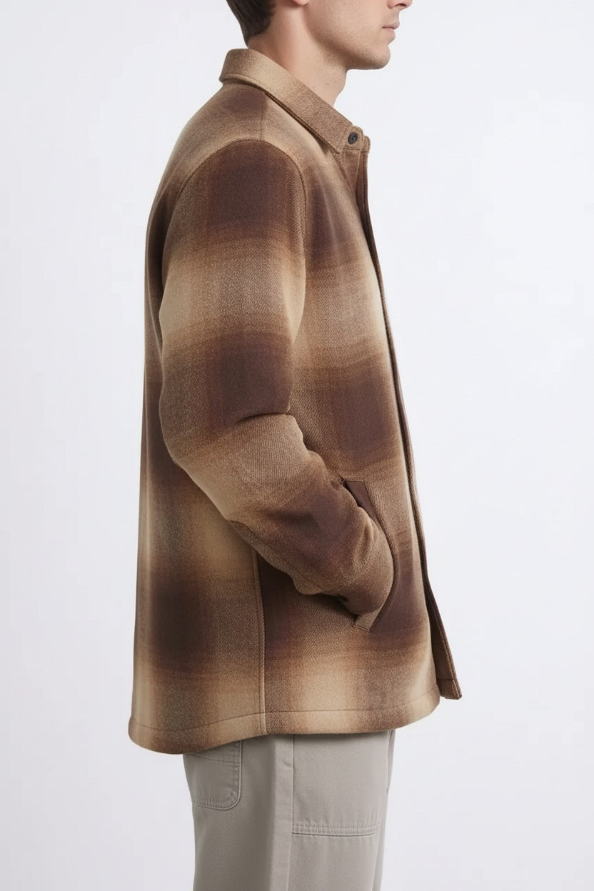 Men LongSleeved Polo Neck Shirt