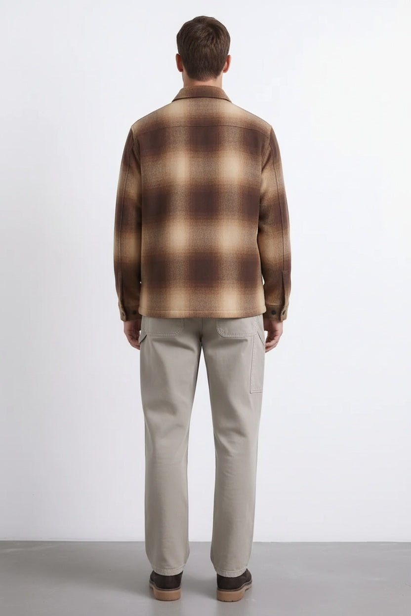 Men LongSleeved Polo Neck Shirt