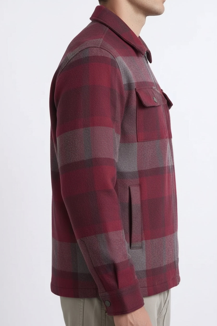 Men LongSleeved Polo Neck Shirt