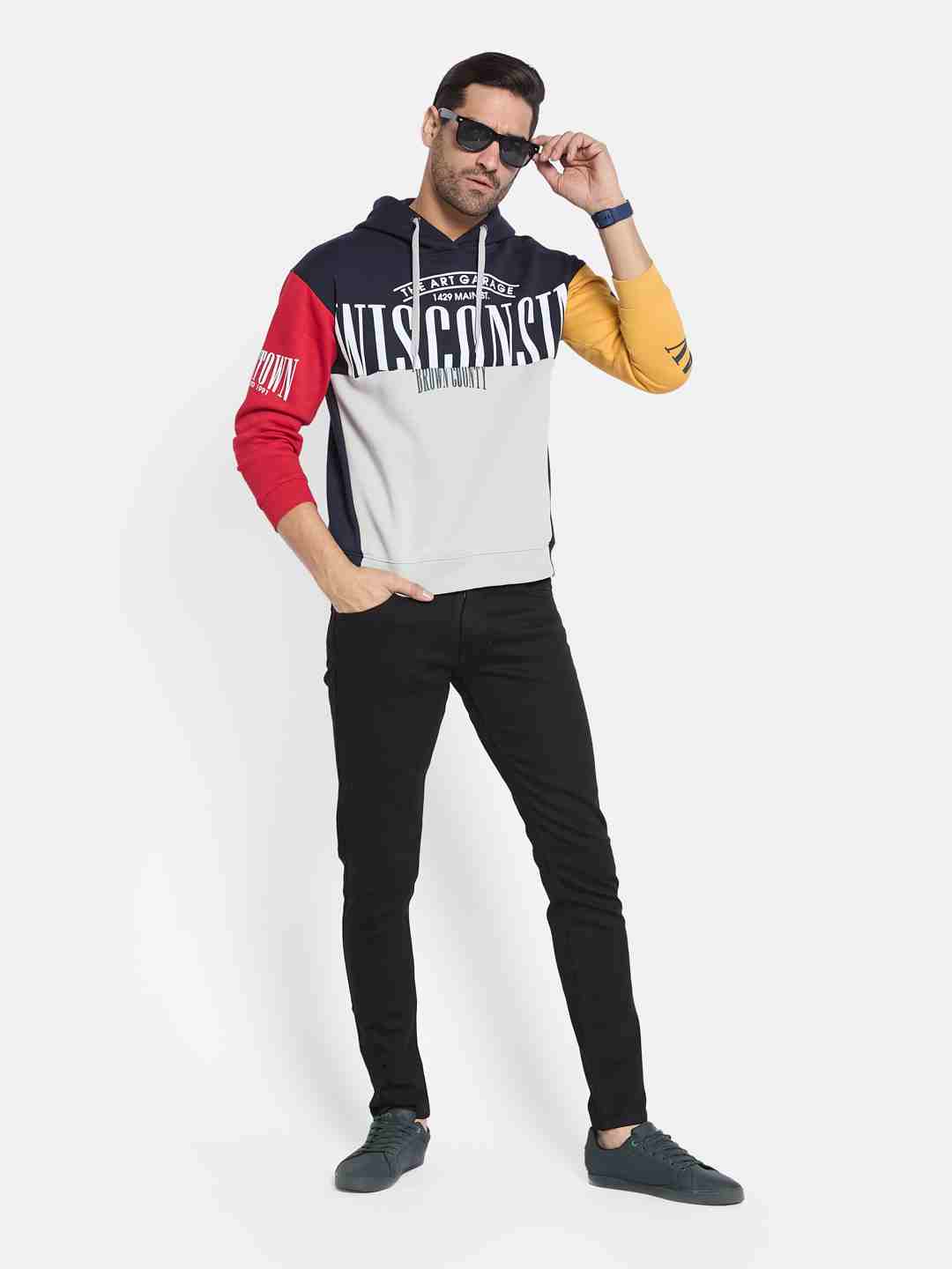 Octave Men Mid-Rise Light Fade Stretchable Jeans