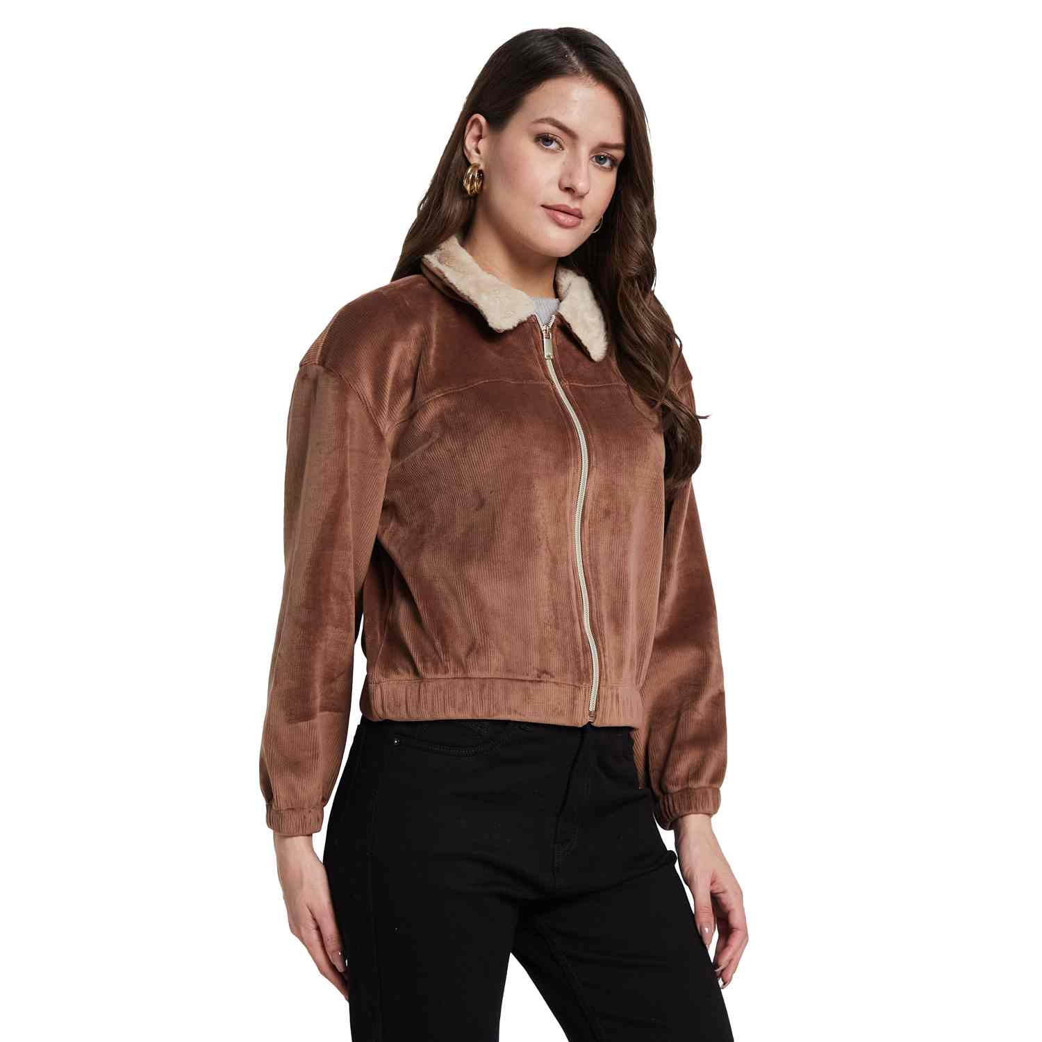 METTLE Women Front-Open aw24 Sweatshirt