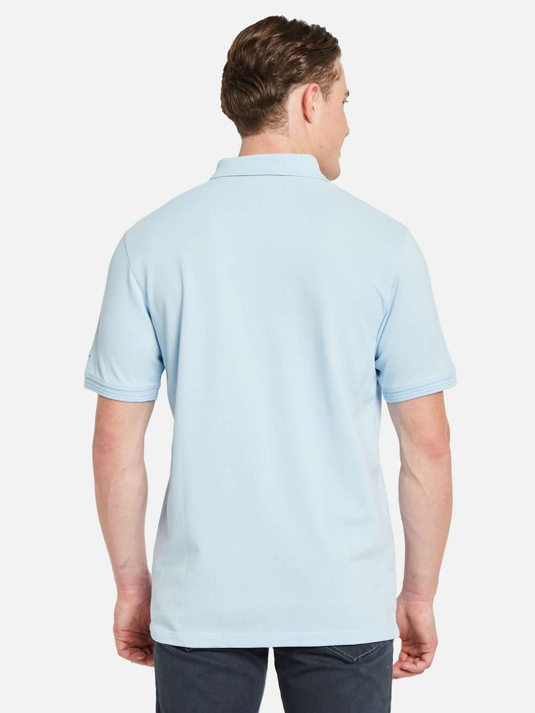 Octave Polo Collar Cotton T-Shirt