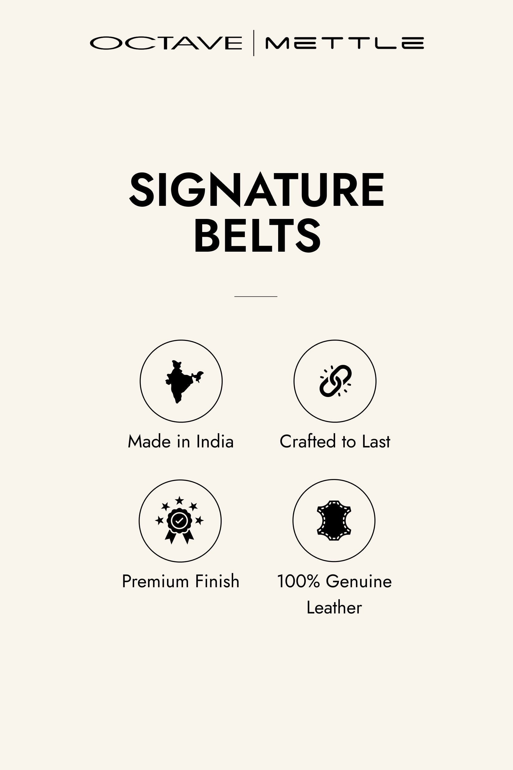 Men's Coffee Brown Braided Stretch Belt with Gunmetal Buckle