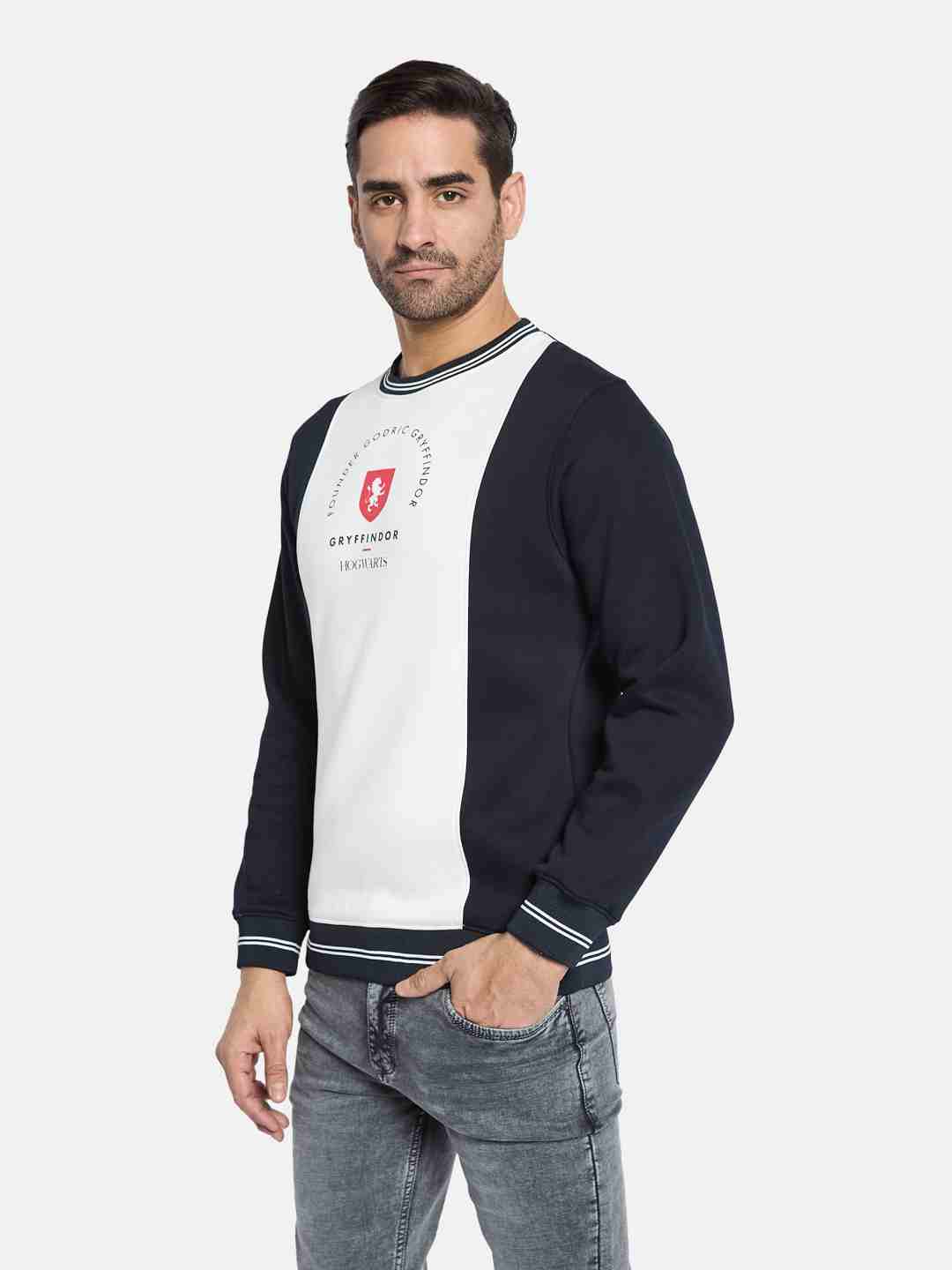 Octave Men Colourblocked Sweatshirt