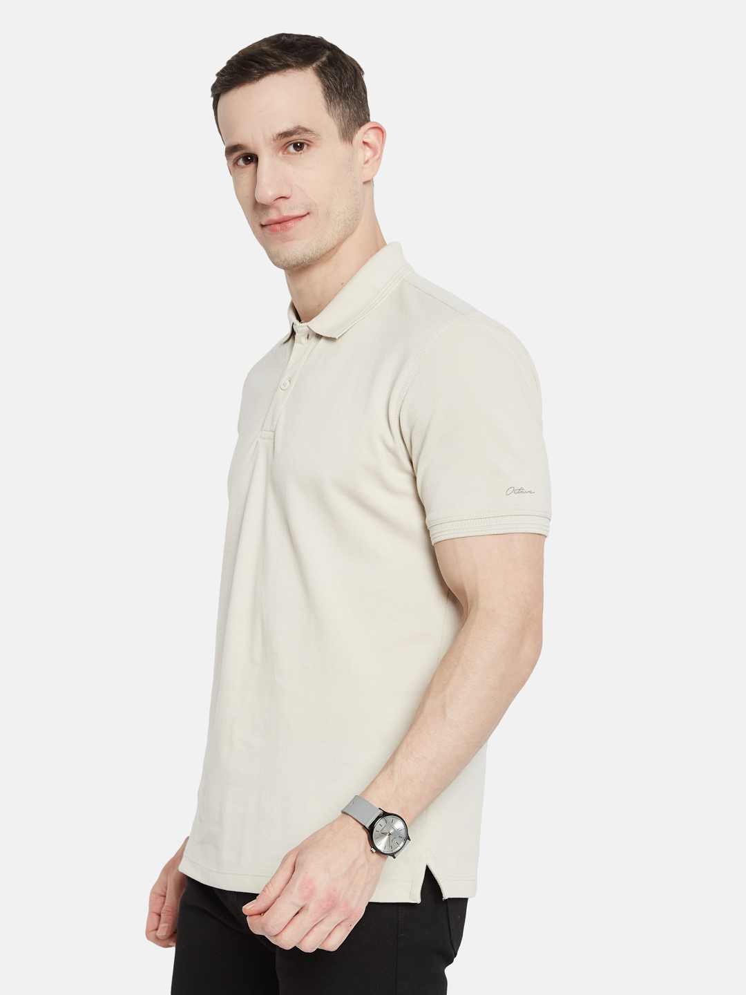 Octave Men Polo Collar T-shirt