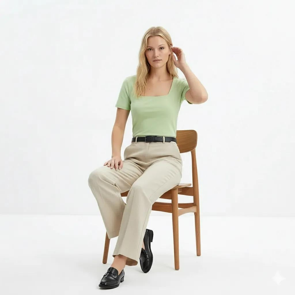 Women Solid T-shirt
