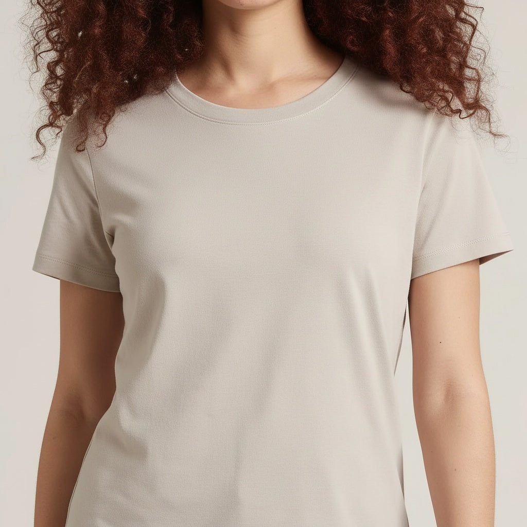 Women Typography Round Neck T-shirt