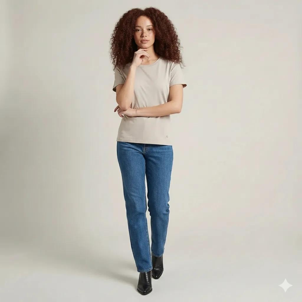 Women Typography Round Neck T-shirt