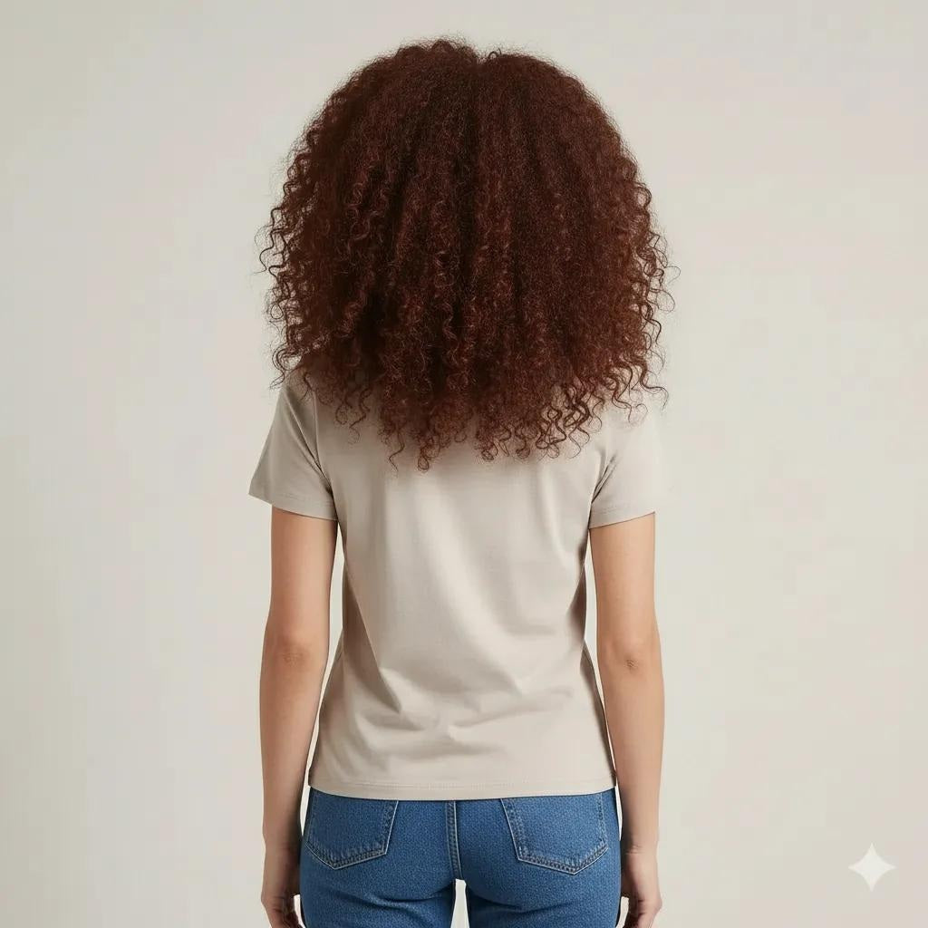 Women Typography Round Neck T-shirt