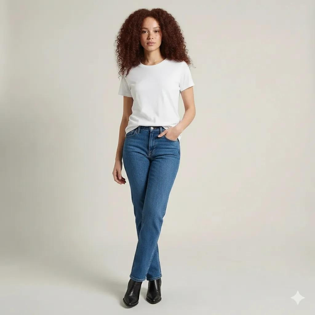 Women Solid Round Neck T-Shirt