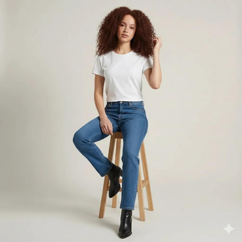 Women Solid Round Neck T-Shirt
