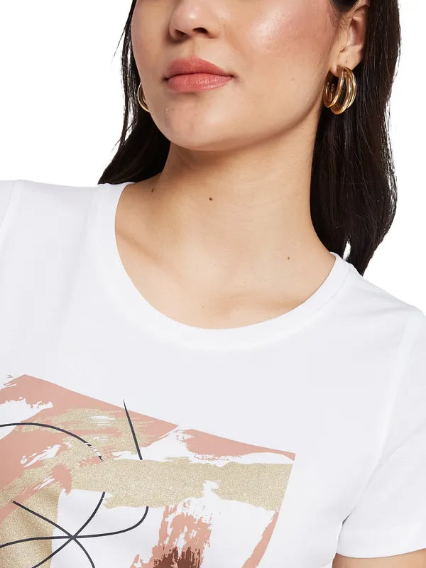 Mettle Women Graphic Printed T-Shirt