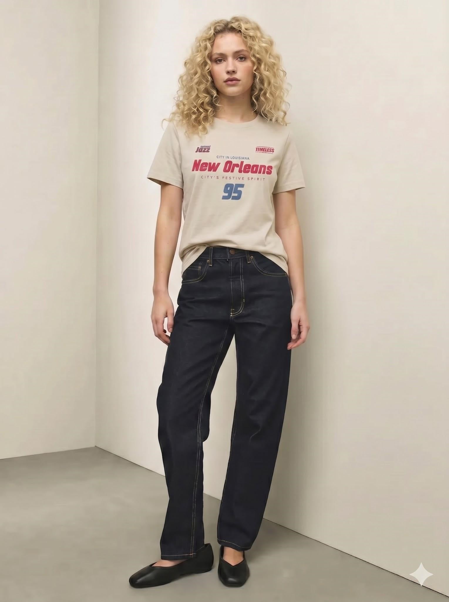 Women Typography Printed T-shirt