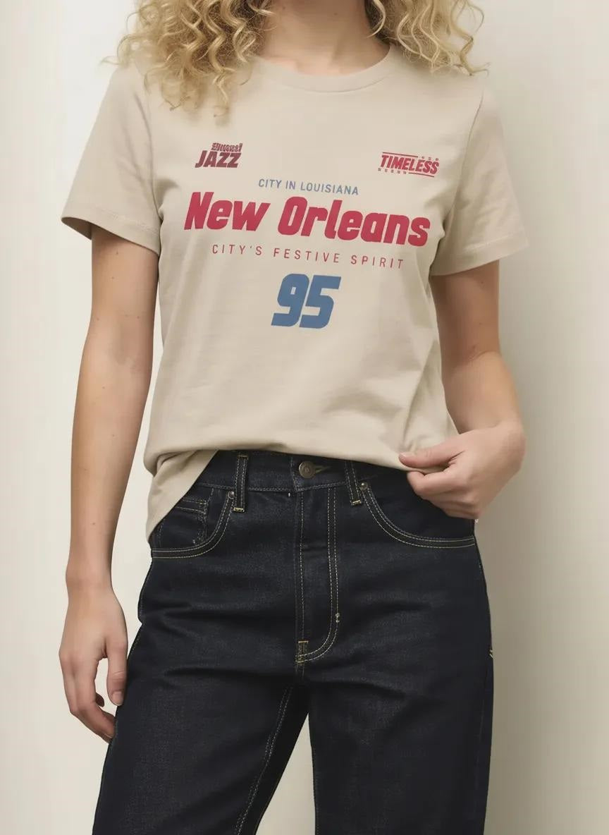 Women Typography Printed T-shirt